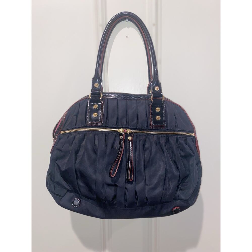 MZ Wallace Bea Bag Black Bedford Nylon Tote Shoulder Handbag Women Lightweight